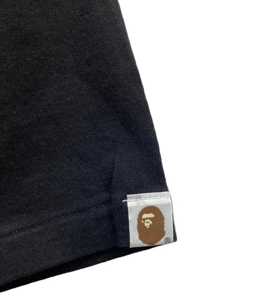 A BATHING APE（ア ベイシング エイプ）A BATHING APE (ア ベイシング エイプ) 半袖カットソー ブラック サイズ:Mの古着・服飾アイテム