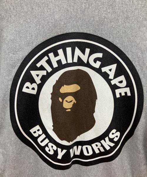 A BATHING APE（ア ベイシング エイプ）A BATHING APE (ア ベイシング エイプ) パーカー グレー サイズ:Mの古着・服飾アイテム