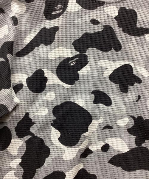 A BATHING APE（ア ベイシング エイプ）A BATHING APE (ア ベイシング エイプ) サーマルカットソー グレー サイズ:表記なし 未使用品の古着・服飾アイテム