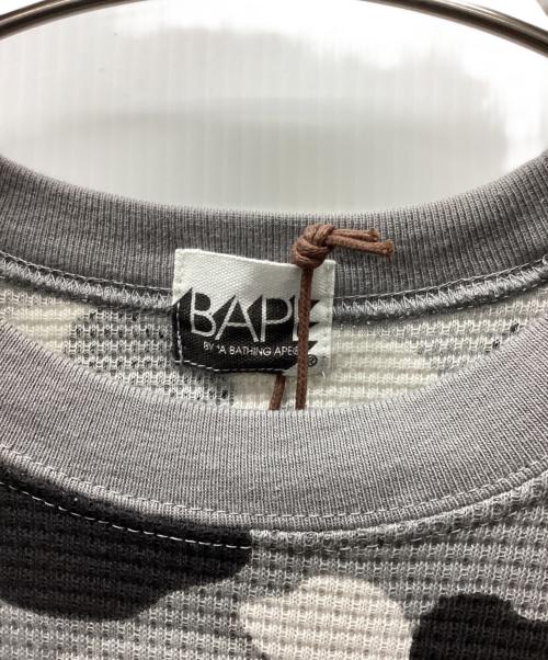 A BATHING APE（ア ベイシング エイプ）A BATHING APE (ア ベイシング エイプ) サーマルカットソー グレー サイズ:表記なし 未使用品の古着・服飾アイテム