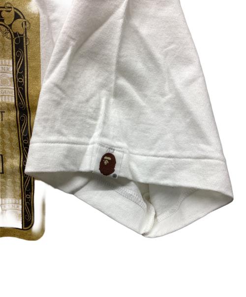 A BATHING APE（ア ベイシング エイプ）A BATHING APE (ア ベイシング エイプ) 半袖カットソー ホワイト サイズ:Mの古着・服飾アイテム