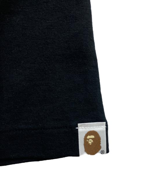 A BATHING APE（ア ベイシング エイプ）A BATHING APE (ア ベイシング エイプ) 半袖カットソー ブラック サイズ:Mの古着・服飾アイテム