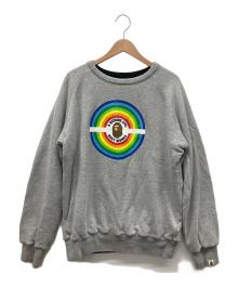 A BATHING APE（ア ベイシング エイプ）の古着「リバーシブルスウェット」｜グレー