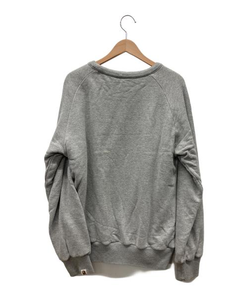 A BATHING APE（ア ベイシング エイプ）A BATHING APE (ア ベイシング エイプ) リバーシブルスウェット グレー サイズ:Mの古着・服飾アイテム