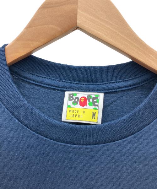 A BATHING APE（ア ベイシング エイプ）A BATHING APE (ア ベイシング エイプ) BABY MiLO (ベビーマイロ) 半袖カットソー ネイビー サイズ:Mの古着・服飾アイテム