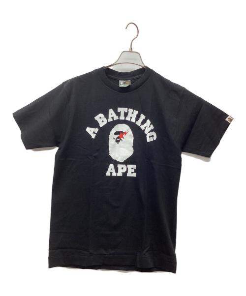 A BATHING APE（ア ベイシング エイプ）A BATHING APE (ア ベイシング エイプ) 半袖カットソー ブラック サイズ:Mの古着・服飾アイテム