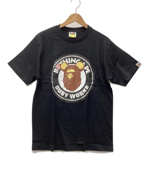 A BATHING APE（ア ベイシング エイプ）A BATHING APE (ア ベイシング エイプ) 半袖カットソー ブラック サイズ:Mの古着・服飾アイテム