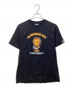 A BATHING APE×BABY MiLOア ベイシング エイプ×ベビーマイロ）の古着「半袖カットソー」｜ブラック