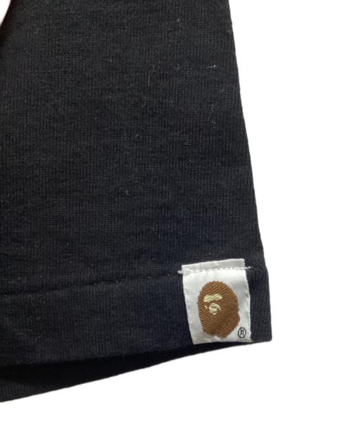 A BATHING APE（ア ベイシング エイプ）A BATHING APE (ア ベイシング エイプ) BABY MiLO (ベビーマイロ) 半袖カットソー ブラック サイズ:Mの古着・服飾アイテム