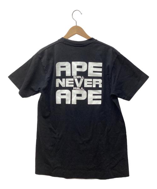 A BATHING APE（ア ベイシング エイプ）A BATHING APE (ア ベイシング エイプ) 半袖カットソー ブラック サイズ:Mの古着・服飾アイテム
