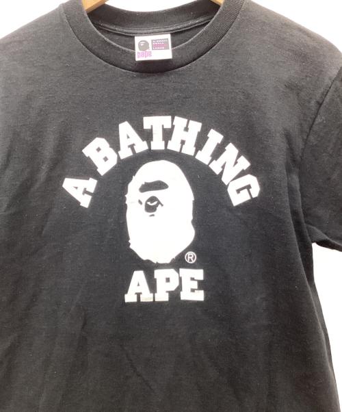 A BATHING APE（ア ベイシング エイプ）A BATHING APE (ア ベイシング エイプ) 半袖カットソー ブラック サイズ:Mの古着・服飾アイテム