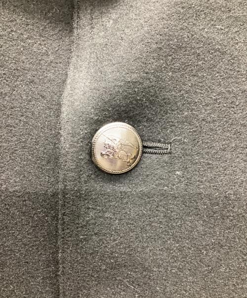 BURBERRY BLACK LABEL（バーバリーブラックレーベル）BURBERRY BLACK LABEL (バーバリーブラックレーベル) カシミヤ混ベルデッドコート ブラック サイズ:Lの古着・服飾アイテム