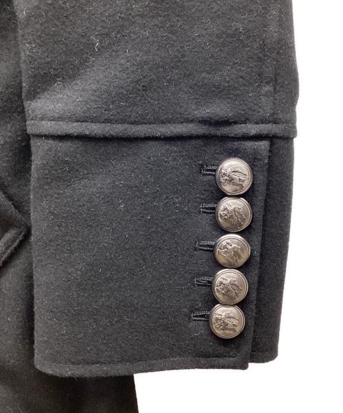 BURBERRY BLACK LABEL（バーバリーブラックレーベル）BURBERRY BLACK LABEL (バーバリーブラックレーベル) カシミヤ混ベルデッドコート ブラック サイズ:Lの古着・服飾アイテム
