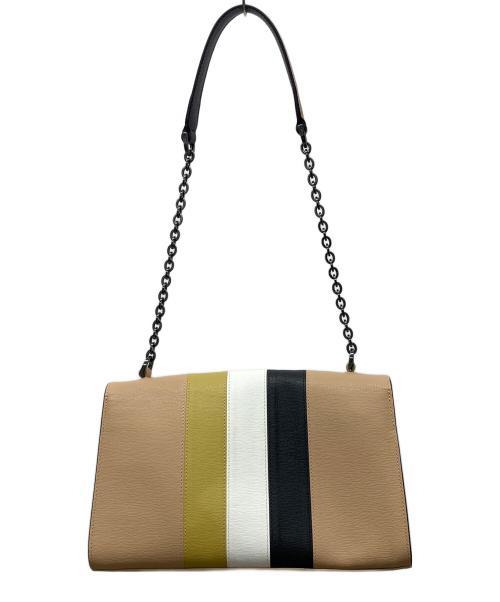 LONGCHAMP（ロンシャン）LONGCHAMP (ロンシャン) チェーンショルダーバッグ ベージュの古着・服飾アイテム