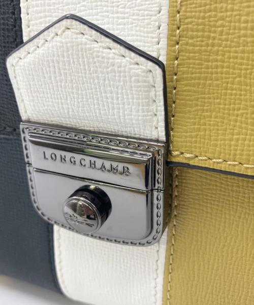 LONGCHAMP（ロンシャン）LONGCHAMP (ロンシャン) チェーンショルダーバッグ ベージュの古着・服飾アイテム