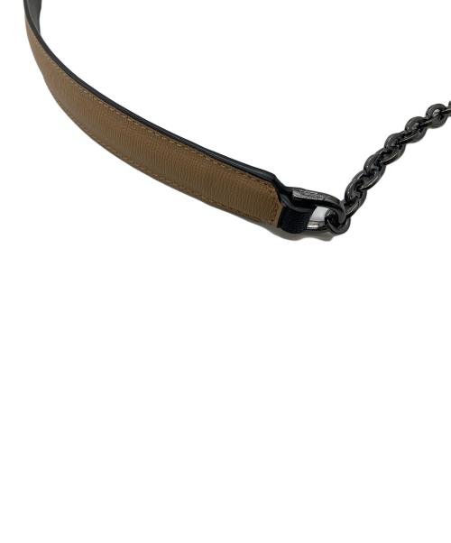 LONGCHAMP（ロンシャン）LONGCHAMP (ロンシャン) チェーンショルダーバッグ ベージュの古着・服飾アイテム