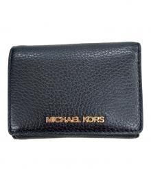 MICHAEL KORS（マイケル・コース）の古着「3つ折り財布」｜ブラック