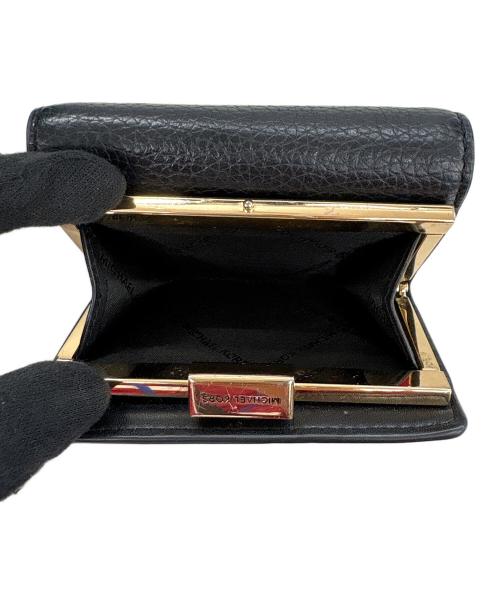 MICHAEL KORS（マイケル・コース）MICHAEL KORS (マイケル・コース) 3つ折り財布 ブラックの古着・服飾アイテム