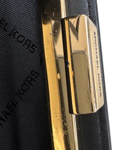 MICHAEL KORS（マイケル・コース）MICHAEL KORS (マイケル・コース) 3つ折り財布 ブラックの古着・服飾アイテム