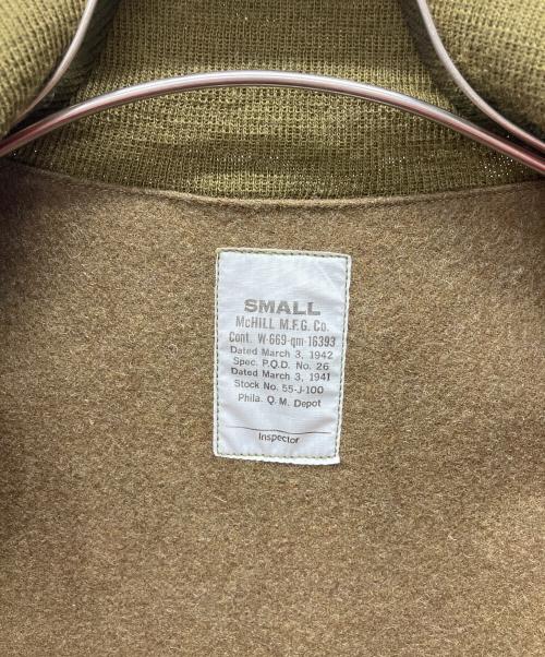 THE REAL McCOY'S（ザ・リアルマッコイズ）THE REAL McCOY'S (ザ・リアルマッコイズ) タンカースジャケット オリーブ サイズ:Sの古着・服飾アイテム