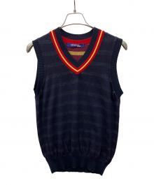 JUNYA WATANABE COMME des GARCONS（(ジュンヤワタナベ コムデギャルソン）の古着「ニットベスト」｜ネイビー