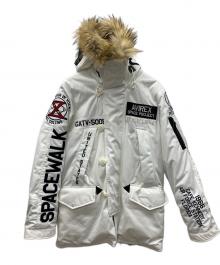 AVIREX（アヴィレックス）の古着「中綿ジャケット」｜ホワイト