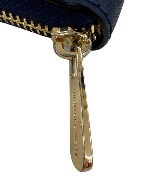 MICHAEL KORS（マイケル・コース）MICHAEL KORS (マイケル・コース) 長財布 ネイビーの古着・服飾アイテム