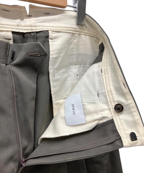 stein（シュタイン）stein (シュタイン) TWO TUCK WIDE TROUSERS グレー サイズ:Sの古着・服飾アイテム