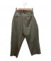 stein (シュタイン) TWO TUCK WIDE TROUSERS グレー サイズ:S：13000円