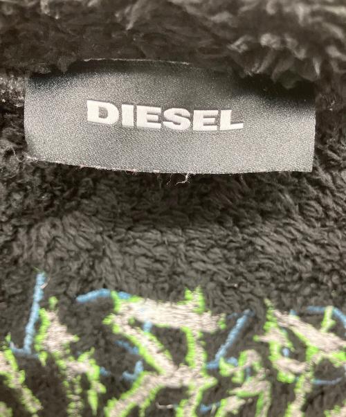 DIESEL（ディーゼル）DIESEL (ディーゼル) ボアフリースジャケット ブラック サイズ:Sの古着・服飾アイテム
