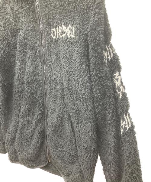 DIESEL（ディーゼル）DIESEL (ディーゼル) ボアフリースジャケット ブラック サイズ:Sの古着・服飾アイテム