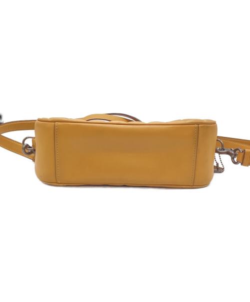 COACH（コーチ）COACH (コーチ) ショルダーバッグ イエローの古着・服飾アイテム