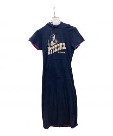 Hysteric Glamour（ヒステリックグラマー）の古着「半袖ワンピース」｜ネイビー