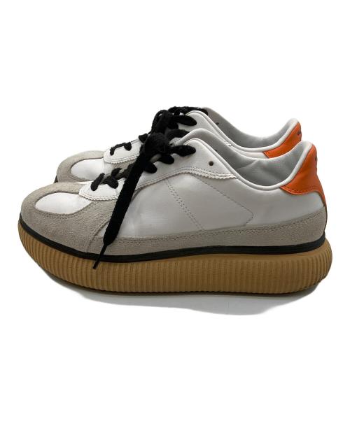 Onitsuka Tiger（オニツカタイガー）Onitsuka Tiger (オニツカタイガー) スニーカー オレンジ×ベージュ サイズ:25.5cmの古着・服飾アイテム