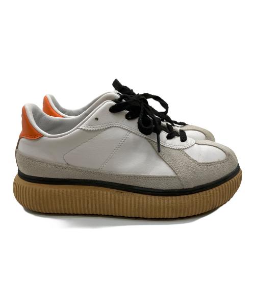 Onitsuka Tiger（オニツカタイガー）Onitsuka Tiger (オニツカタイガー) スニーカー オレンジ×ベージュ サイズ:25.5cmの古着・服飾アイテム