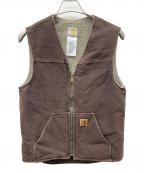 CarHarttカーハート）の古着「ベストファー」｜ブラウン