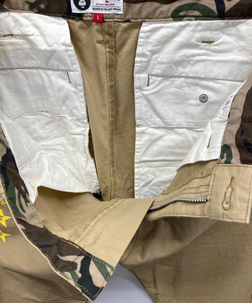 Aape BY A BATHING APE（エーエイプ バイ アベイシングエイプ）Aape BY A BATHING APE (エーエイプ バイ アベイシングエイプ) パンツ ベージュ サイズ:Lの古着・服飾アイテム