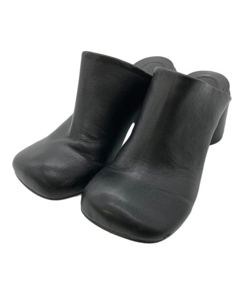 TODAYFUL（トゥデイフル）TODAYFUL (トゥデイフル) チャンキーヒールサボ ブラック サイズ:23.5cmの古着・服飾アイテム