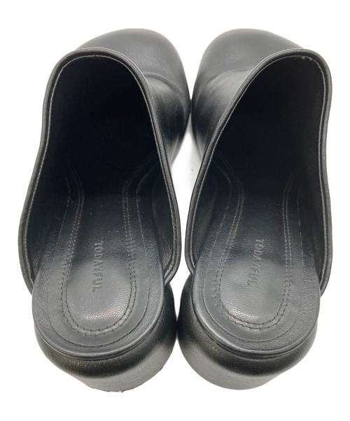 TODAYFUL（トゥデイフル）TODAYFUL (トゥデイフル) チャンキーヒールサボ ブラック サイズ:23.5cmの古着・服飾アイテム