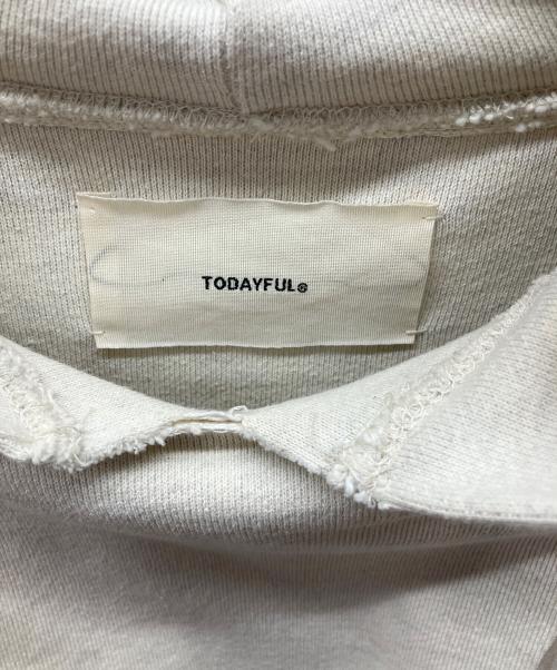 TODAYFUL（トゥデイフル）TODAYFUL (トゥデイフル) パーカー ホワイト サイズ:Ｆの古着・服飾アイテム