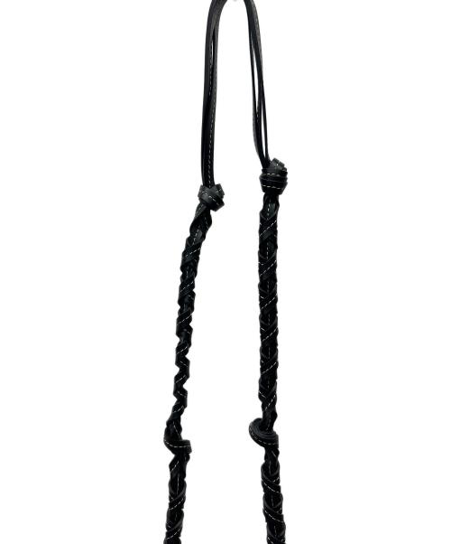 JIL SANDER（ジルサンダー）JIL SANDER (ジルサンダー) タングルスモールショルダーポーチ ブラックの古着・服飾アイテム