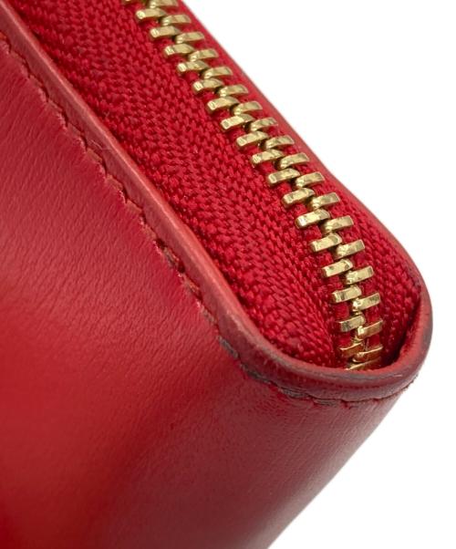 JIL SANDER（ジルサンダー）JIL SANDER (ジルサンダー) カードケース レッドの古着・服飾アイテム