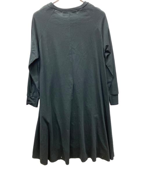 Midi-Umi（ミディウミ）Midi-Umi (ミディウミ) 長袖ワンピース ブラック サイズ:freeの古着・服飾アイテム