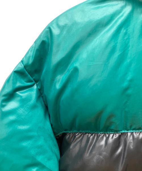 55DIESEL（ディーゼル）55DIESEL (ディーゼル) ダウンジャケット ブラック×グリーン サイズ:Mの古着・服飾アイテム