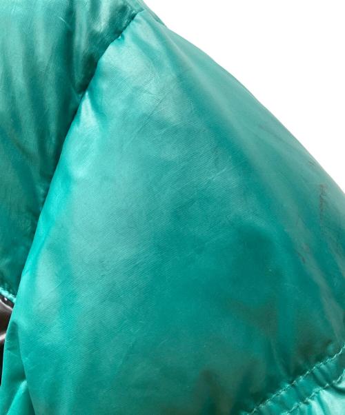 55DIESEL（ディーゼル）55DIESEL (ディーゼル) ダウンジャケット ブラック×グリーン サイズ:Mの古着・服飾アイテム