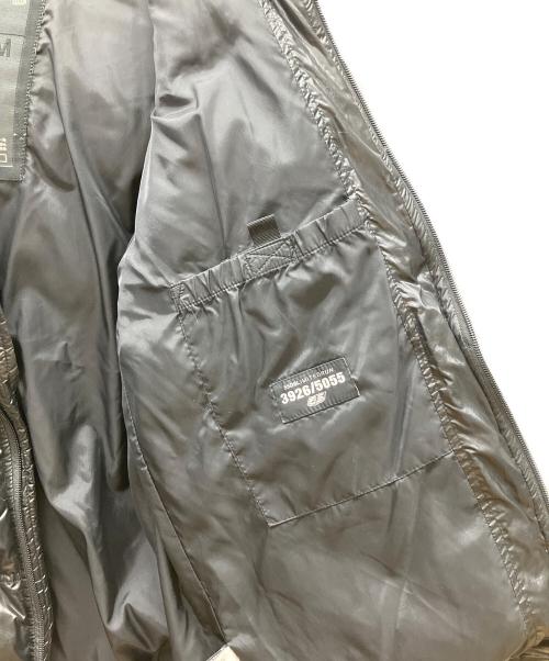 55DIESEL（ディーゼル）55DIESEL (ディーゼル) ダウンジャケット ブラック×グリーン サイズ:Mの古着・服飾アイテム