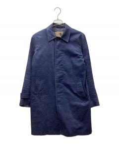 Sealup ナイロン ステンカラーコート サイズM 48 ネイビー シーラップ 中古・古着通販】Sealup (シーラップ) ナイロンステンカラーコート