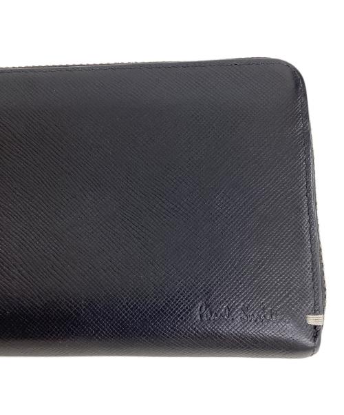 PAUL SMITH（ポールスミス）PAUL SMITH (ポールスミス) 長財布 ブラックの古着・服飾アイテム