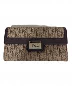 Christian Diorクリスチャン ディオール）の古着「長財布」｜ブラウン×ベージュ