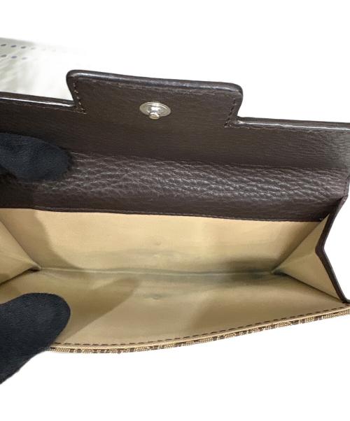 Christian Dior（クリスチャン ディオール）Christian Dior (クリスチャン ディオール) 長財布 ブラウン×ベージュの古着・服飾アイテム